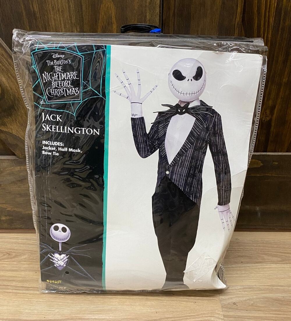 COMPLETE Adult Disney Nightmare Before Christmas Jack Skellington costume XL